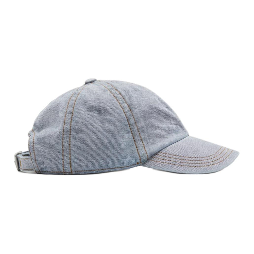 Purchase Burberry Patterned Cotton Baseball Cap Unisex Couple Style Blue. 80857491