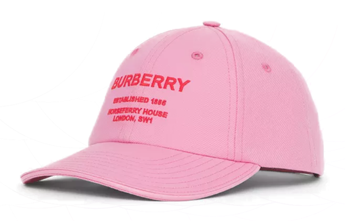 Burberry Patterned Twill Cotton Baseball Cap Unisex Couple Design. 80487251