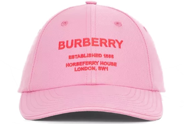 Topi Baseball Burberry Pola Twill Katun Unisex Desain Pasangan. 80487251 Lookbook Topi Baseball Burberry Pola Twill Katun Unisex Desain Pasangan. 80487251