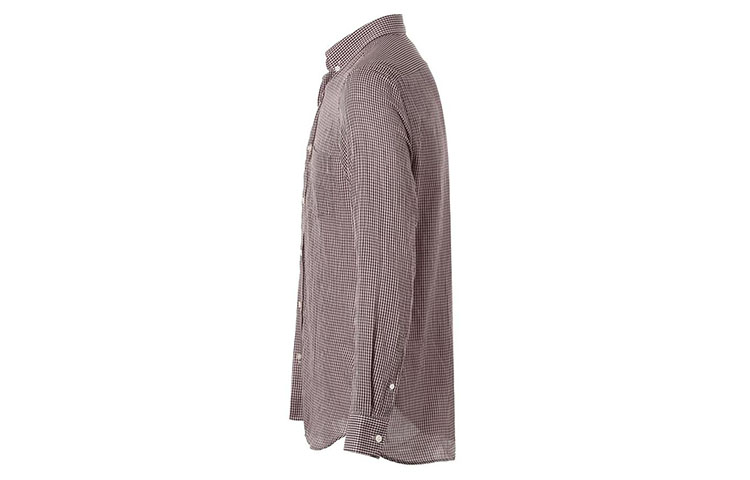 Burberry Pink Check Pattern Long Sleeve Button-Up Shirt 40700191 圖 4