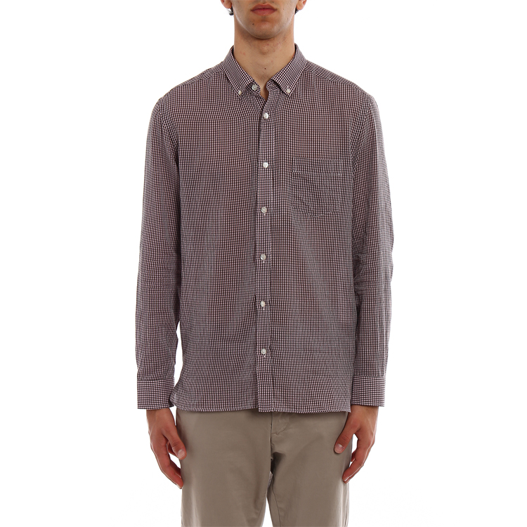 Burberry Pink Check Pattern Long Sleeve Button-Up Shirt 40700191 圖 6