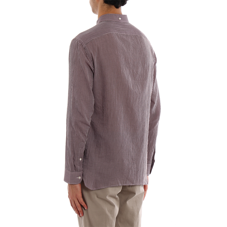 Burberry Pink Check Pattern Long Sleeve Button-Up Shirt 40700191 圖 7