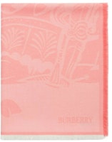 Burberry Pink Letter Logo Wool Scarf Unisex Couple Design. 80848911 Burberry Pink Letter Logo Wool Scarf Unisex Couple Design. 80848911