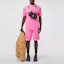 Lookbook Burberry Pink Pattern Print Loose-Fit Short-Sleeve Polo Shirt. 80413001