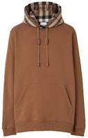 Burberry Plain Check Cotton Blend Sweatshirt Deep Birch Brown 80475201 Burberry Plain Check Cotton Blend Sweatshirt Deep Birch Brown 80475201
