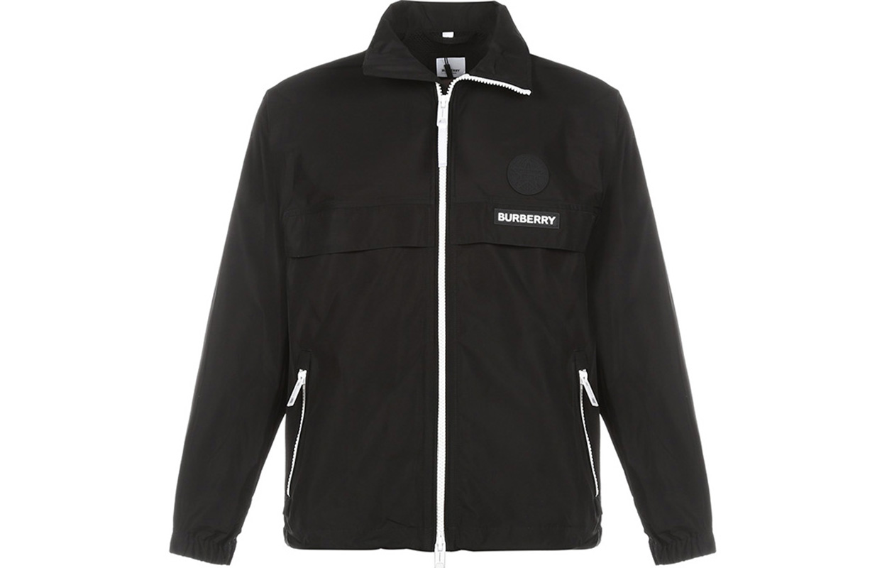 Burberry Plain Polo Collar Jacket for Men 80293131