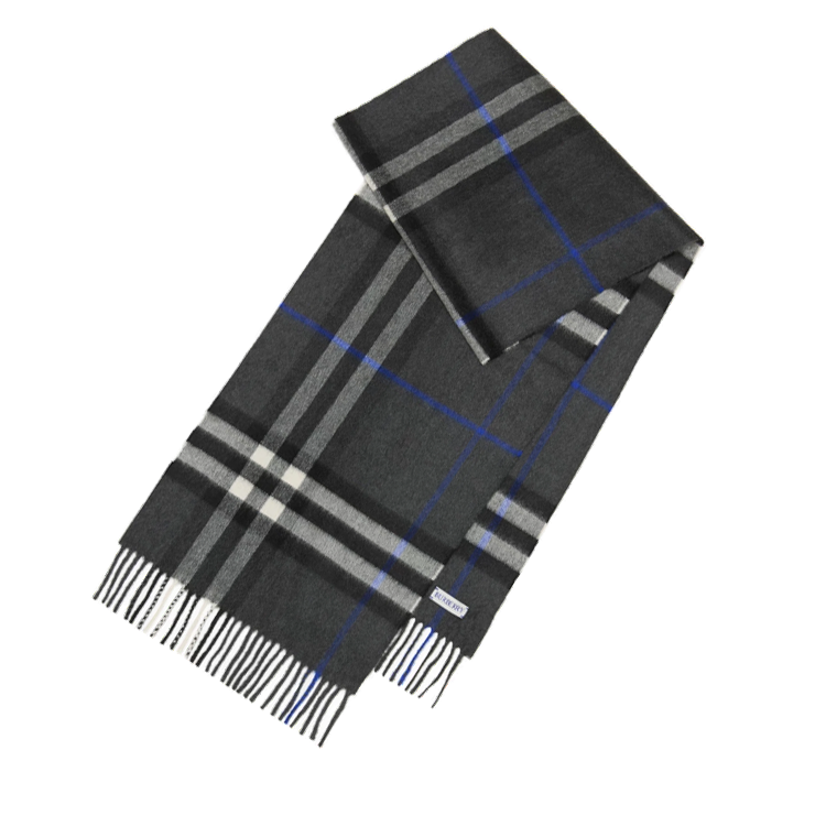 Burberry Printed Cashmere Scarf Unisex Couple Style Gray 80952061 圖 3