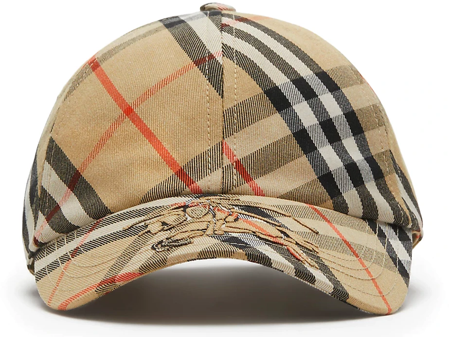burberry-printed-polyester-cotton-brown-cap-unisex-couple-style-80857231