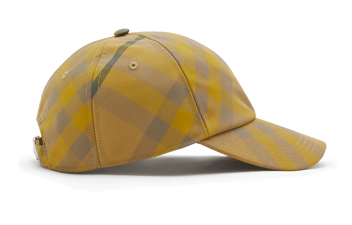 Lookbook Burberry Printed Striped Cap Polyester Cotton Brown for Men. 80826711