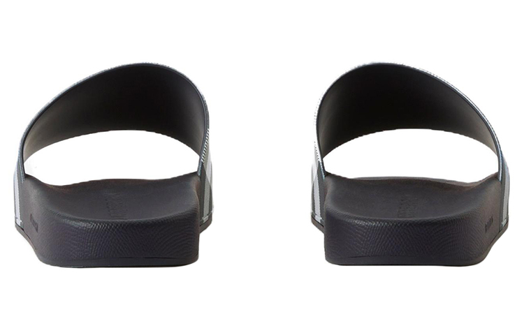 Burberry PU 'Check Print Fashion Slide - Deep Blue' 圖 5