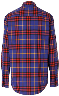 Burberry Purple Check Long Sleeve Shirt with Pearl Buttons 80237731 Lookbook Burberry Purple Check Long Sleeve Shirt with Pearl Buttons 80237731