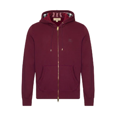 Burberry Purple Logo Zip-Up Hoodie 40502451