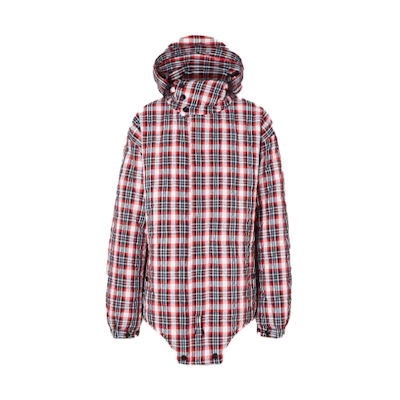 Burberry Quilted Check Nylon Jacket for Men in Bright Red 45656051