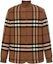 Buy Burberry 格紋拼接羊毛飛行外套 SS23 經典米色 80713781