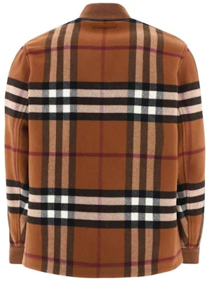 Burberry 格紋拼接羊毛飛行外套 SS23 經典米色 80713781 Lookbook Burberry 格紋拼接羊毛飛行外套 SS23 經典米色 80713781