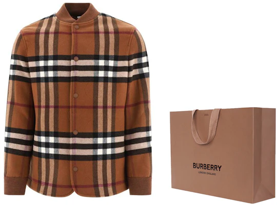 Burberry 格紋拼接羊毛飛行外套 SS23 經典米色 80713781 Details for Burberry 格紋拼接羊毛飛行外套 SS23 經典米色 80713781