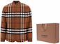 Details for Burberry 格紋拼接羊毛飛行外套 SS23 經典米色 80713781