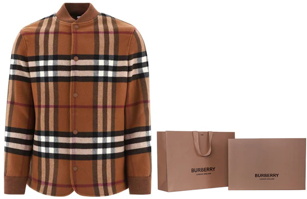 Burberry 格紋拼接羊毛飛行外套 SS23 經典米色 80713781 Sizing Burberry 格紋拼接羊毛飛行外套 SS23 經典米色 80713781