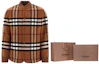 Sizing Burberry 格紋拼接羊毛飛行外套 SS23 經典米色 80713781
