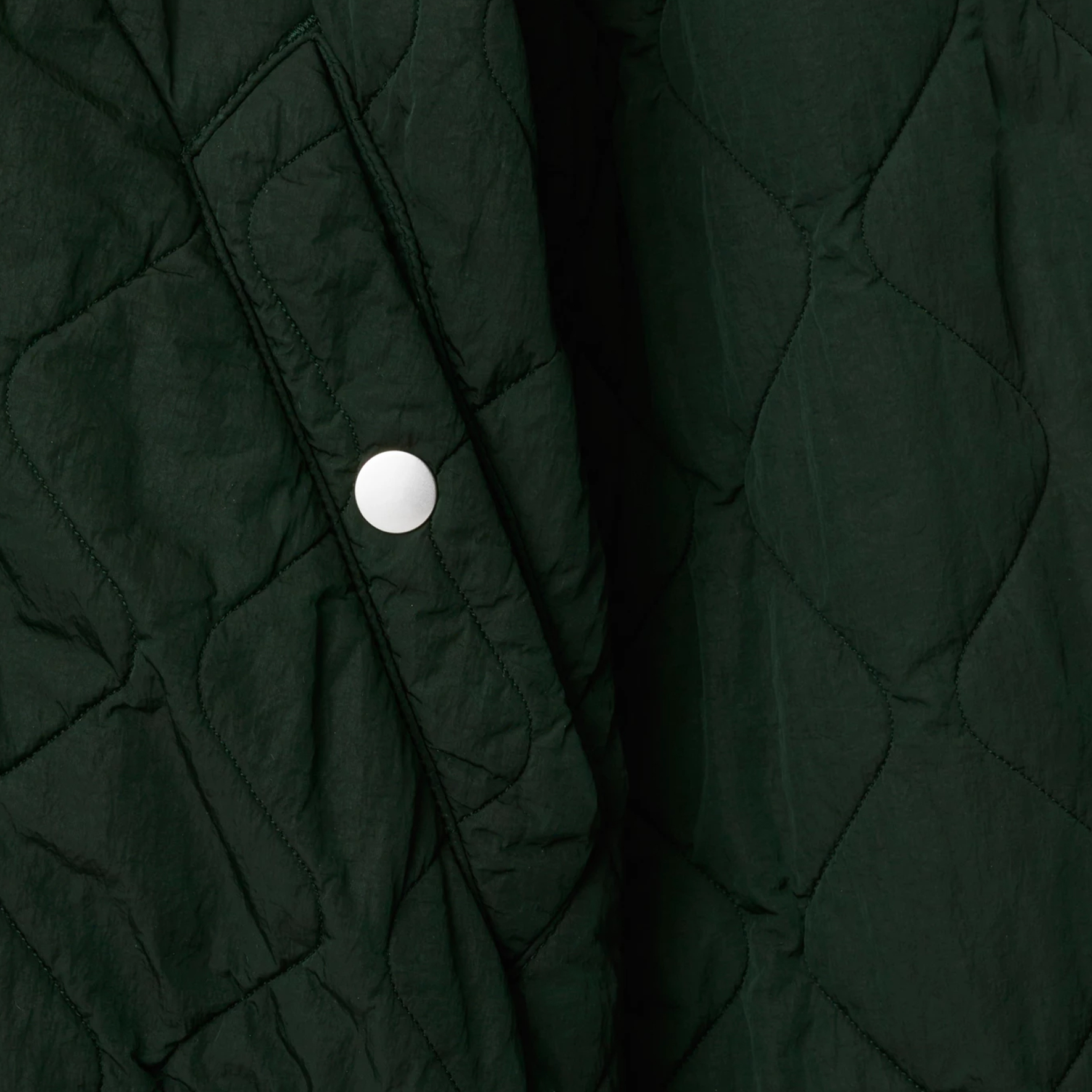 Sizing Burberry綠色刺繡菱格拉鍊外套 80838091