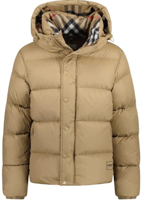 Burberry Quilted Hooded Down Jacket Beige 81052261 Order Burberry Quilted Hooded Down Jacket Beige 81052261