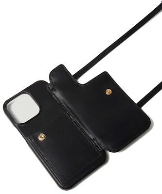 Burberry 羔羊皮菱格紋Lola黑色iPhone 13 Pro手機殼附帶肩帶 Lookbook Burberry 羔羊皮菱格紋Lola黑色iPhone 13 Pro手機殼附帶肩帶