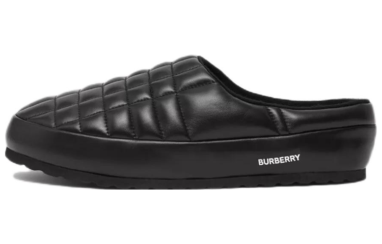 Burberry Quilted Lambskin Slippers 'Black'
