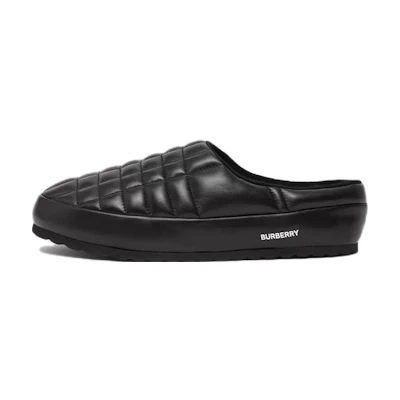 Burberry Quilted Lambskin Slippers 'Black'