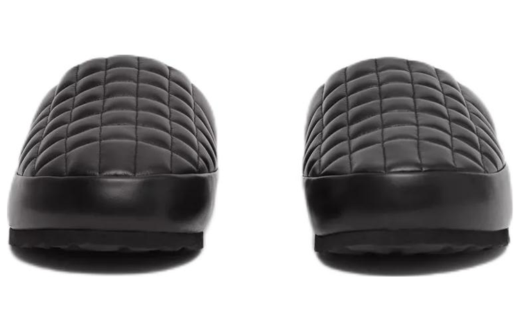 Burberry Quilted Lambskin Slippers 'Black' 圖 2