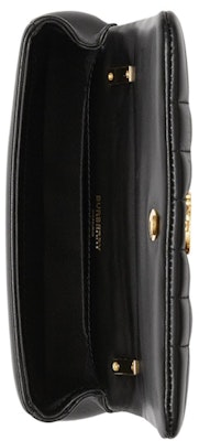 博柏利黑色迷你菱格皮革Lola包 Lookbook 博柏利黑色迷你菱格皮革Lola包