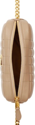 Burberry Quilted Leather Mini Lola Camera Bag Oat Beige/Gold-tone Lookbook Burberry Quilted Leather Mini Lola Camera Bag Oat Beige/Gold-tone