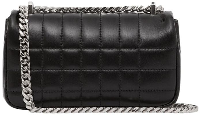 Beg Tangan Salib Mini Lola Kulit Berjahit Burberry Hitam/Warna Perak Order Beg Tangan Salib Mini Lola Kulit Berjahit Burberry Hitam/Warna Perak