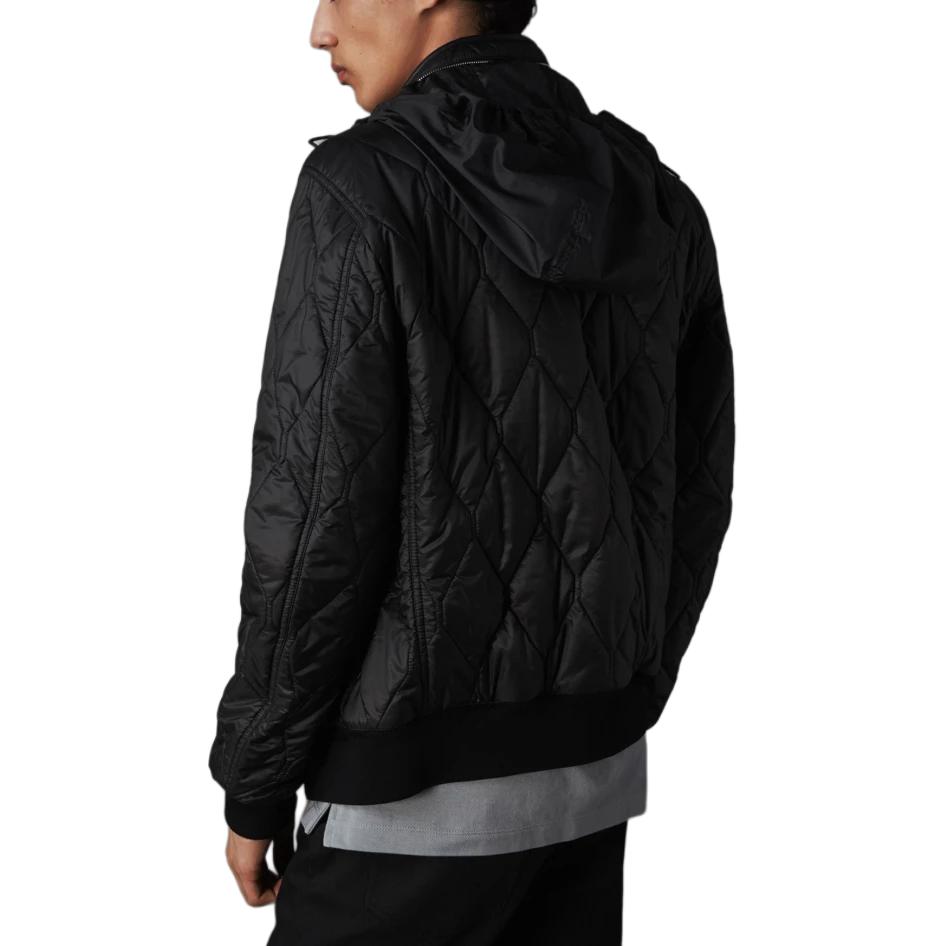 Purchase Burberry 黑色菱格紋立領單排扣外套 外衣 40368721