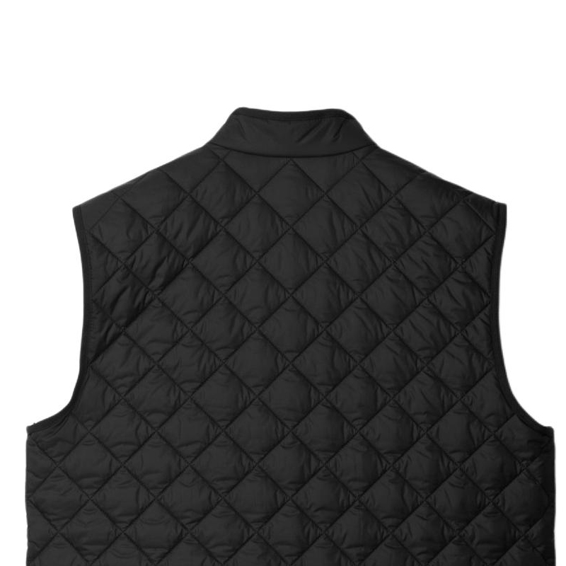 Cheap Burberry Quilted Stand Collar Vest  Black Single-Breasted Design. 80841911