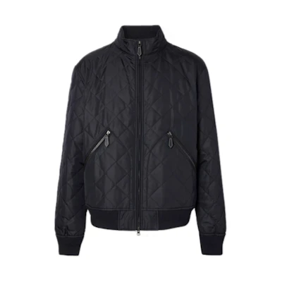 Burberry Quilted Thermoregulated Jacket Navy Blue () 80213911