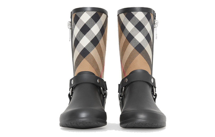 Burberry Rain Boots 'Black Check' 圖 3