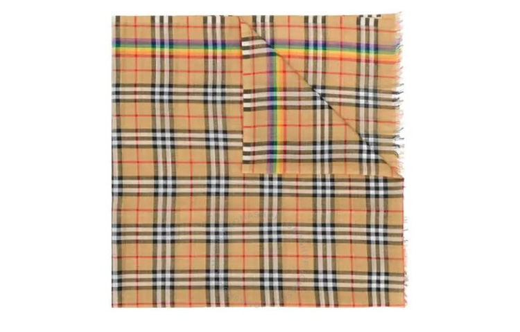 Burberry Rainbow Edition Silk Scarf 40782751