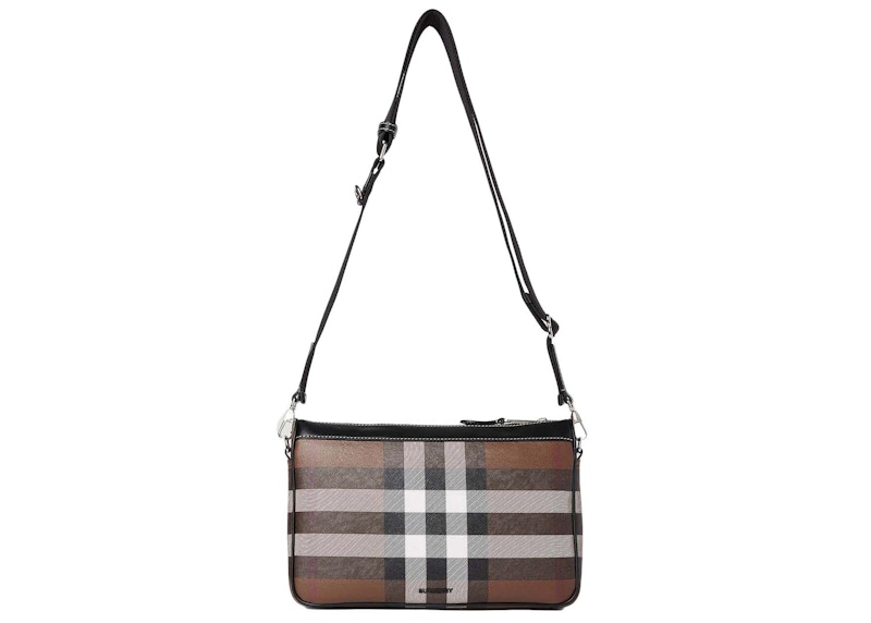 Buy 버버리 램블러 크로스바디 브라운
