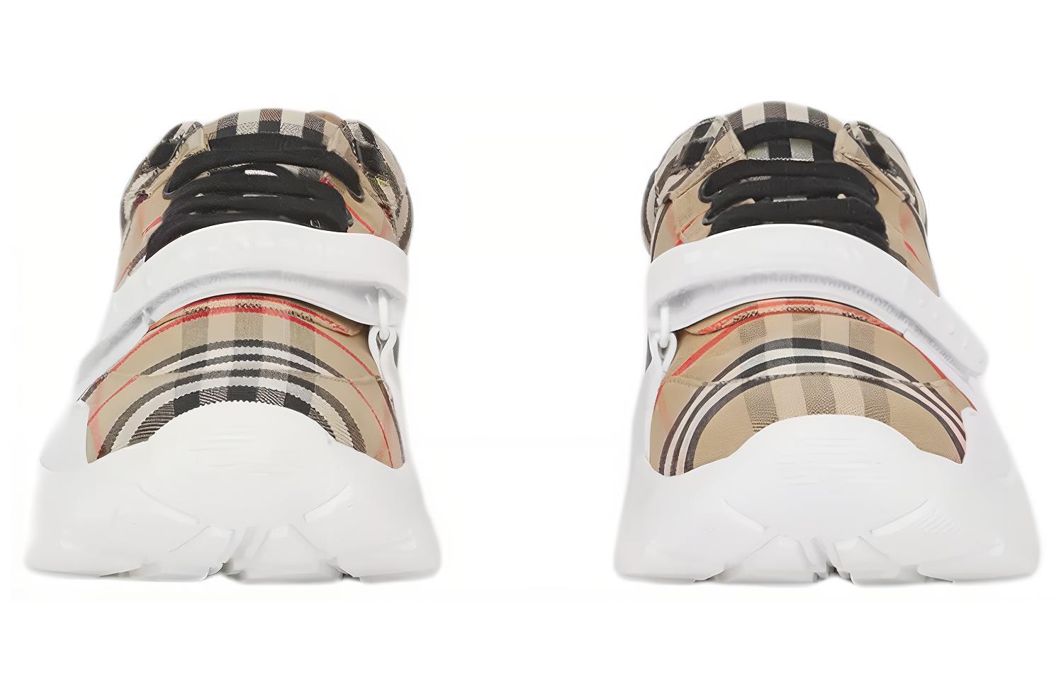 Order Burberry Ramsey Vintage Cek Suede Kulit Arsip Beige Putih 80485771