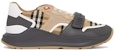 Sneakers Burberry Ramsey Vintage Suede Kulit Kelabu Archive Beige. 80310981