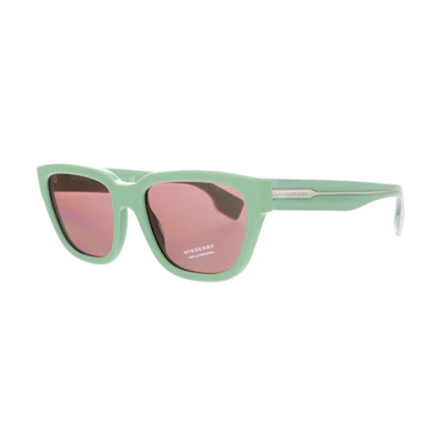 Burberry Rectangle Sunglasses Dark Violet (0BE4277 376175)