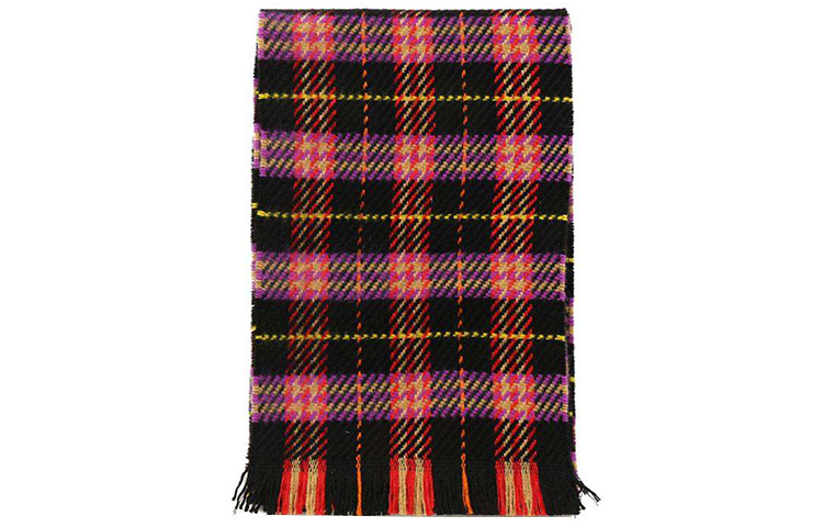 Burberry Red Check Wool Scarf Unisex Couples New Year Edition 4078329