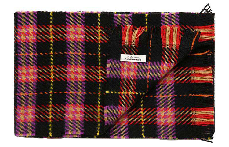 Burberry Red Check Wool Scarf Unisex Couples New Year Edition 4078329 圖 4