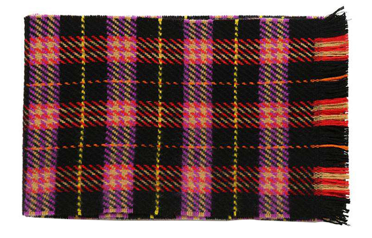 Burberry Red Check Wool Scarf Unisex Couples New Year Edition 4078329 圖 5