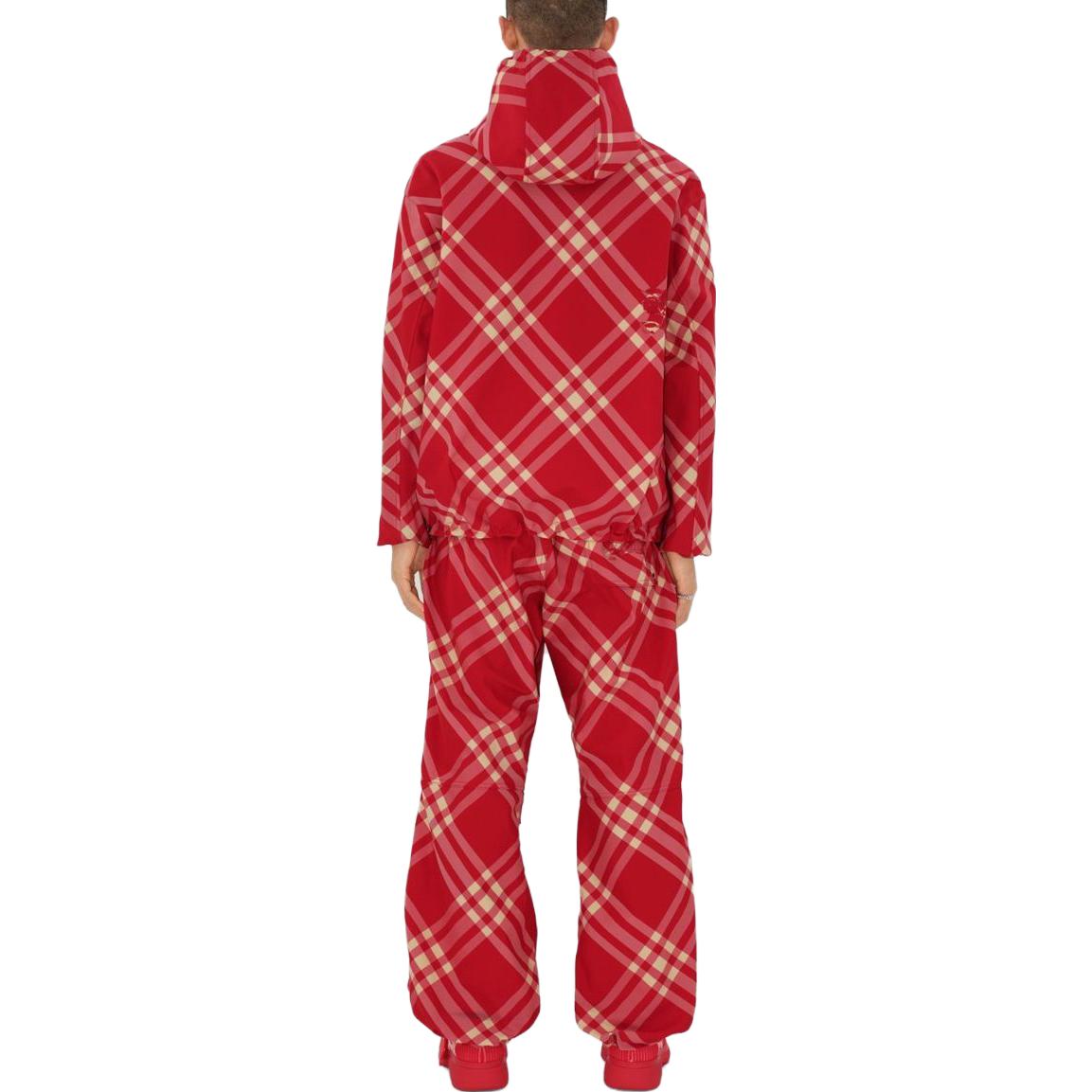 Purchase 버버리 레드 체크무늬 후드 집업 캐주얼 재킷 80828021