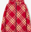 Sizing 버버리 레드 체크무늬 후드 집업 캐주얼 재킷 80828021
