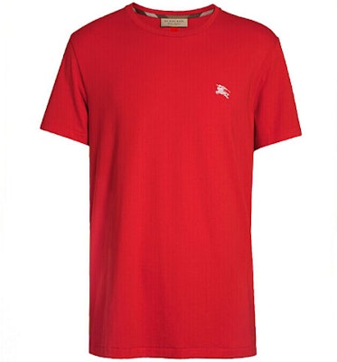 Burberry Kaos Merah Katun Logo Ksatria Berkuda. 80024181 Buy Burberry Kaos Merah Katun Logo Ksatria Berkuda. 80024181