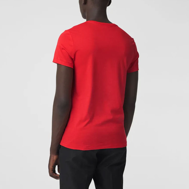 Purchase Burberry Kaos Merah Katun Logo Ksatria Berkuda. 80024181