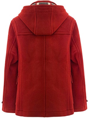Burberry 紅色可拆式連帽粗呢大衣 80084951 Lookbook Burberry 紅色可拆式連帽粗呢大衣 80084951