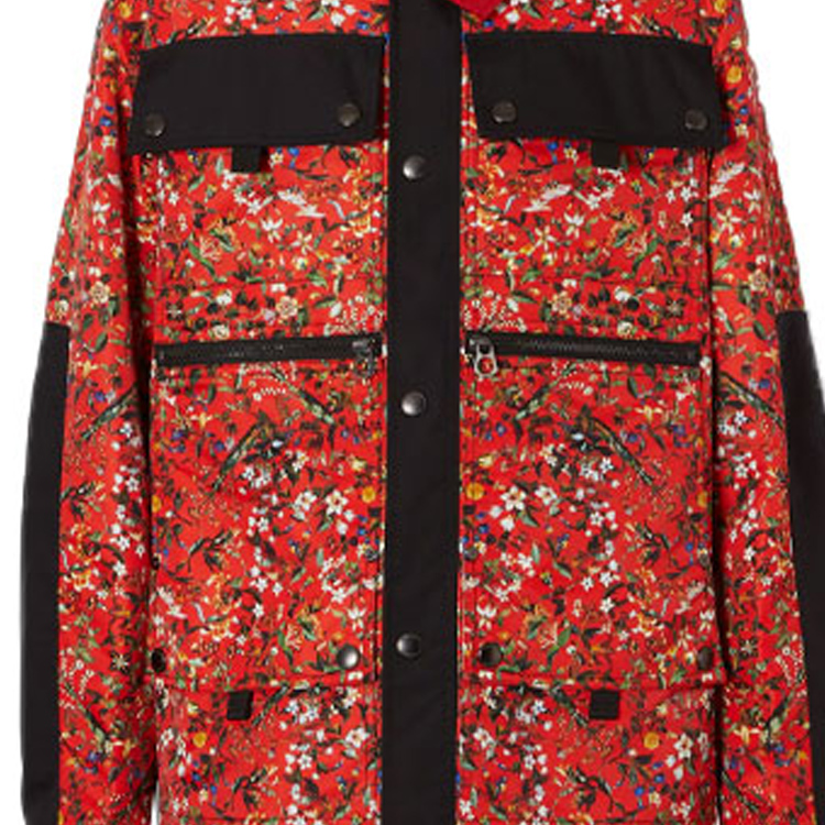 Details for 博柏利红色花卉印花单排扣休闲夹克. 80423741